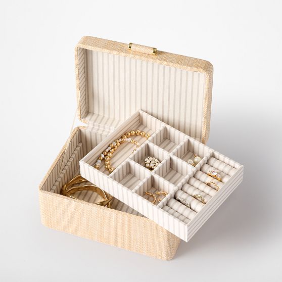 Raffia Jewellery Box