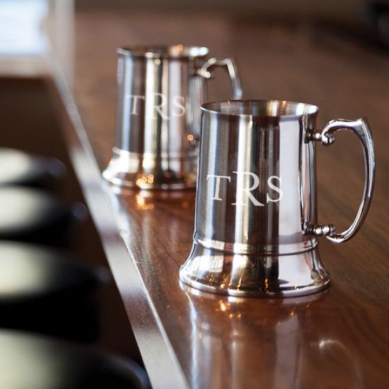Silver Beer Stein