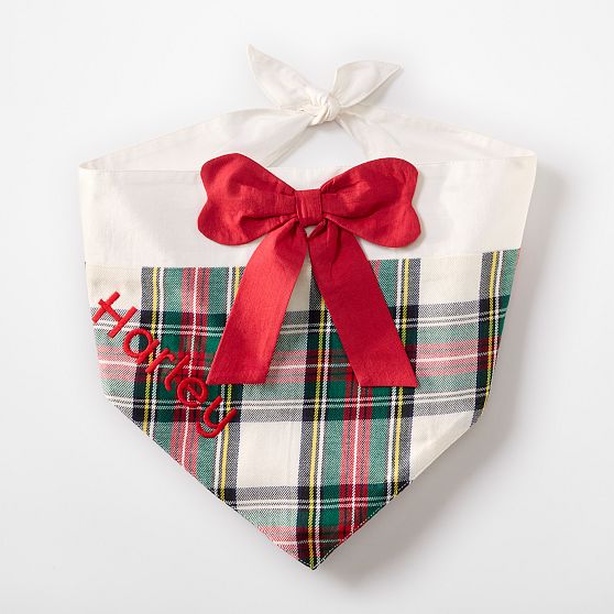 Tartan Bow Dog Bandana