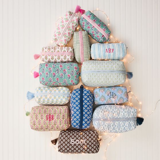 Block Print Travel Pouch