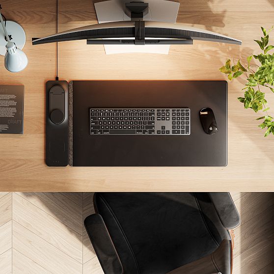 Journey Wireless Charging Desk Mat with Phone Stand