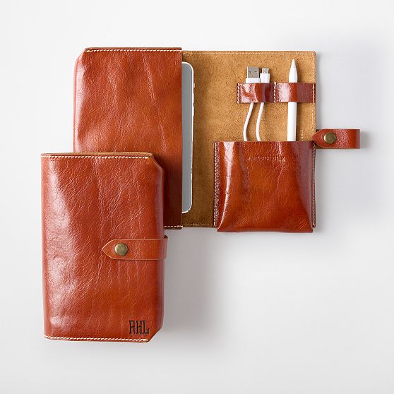 Marco Italian Leather Travel Tech Organizer