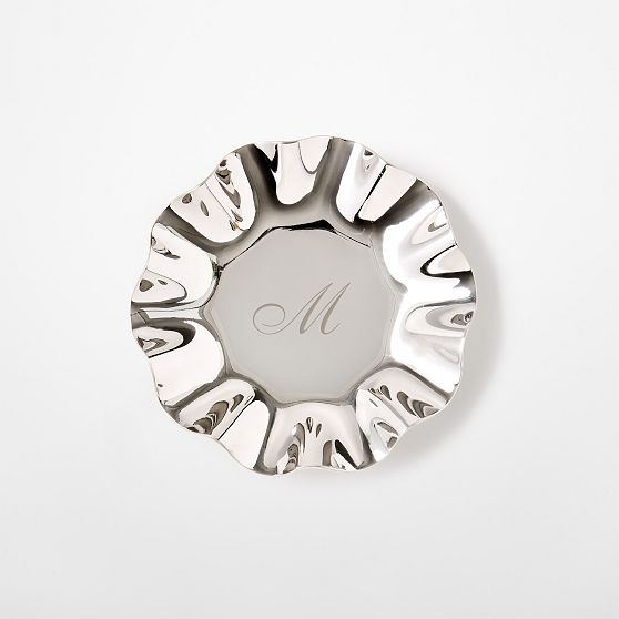 Silver Ruffle Catchall