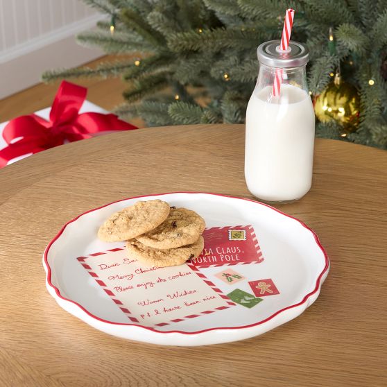 Cookies for Santa Ceramic Plate