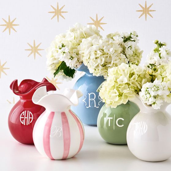 Ruffle Ceramic Vase