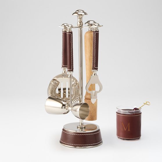 Manhattan Leather Bar Tool Set