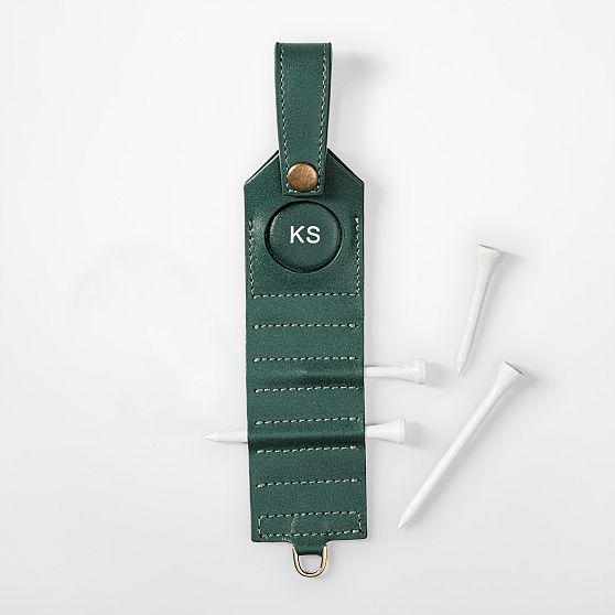Graham Leather Golf Tee Keychain
