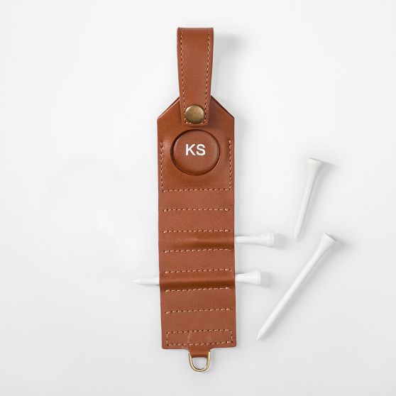 Graham Leather Golf Tee Keychain