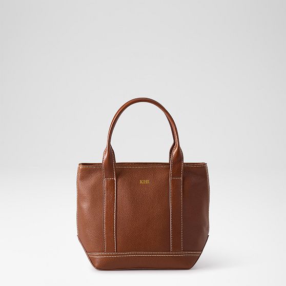 Sylvie Leather Tote with Wrapped Handles