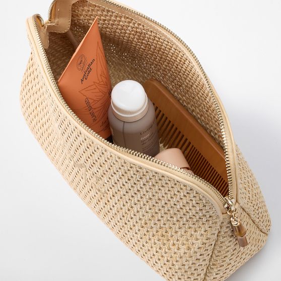 Waterproof Raffia Pouch
