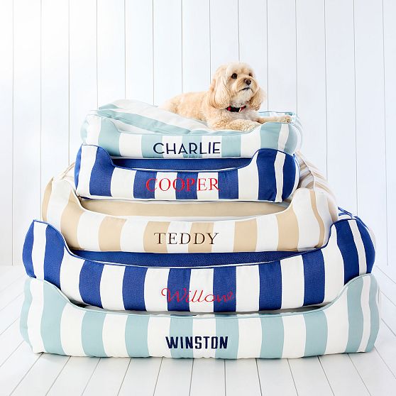 Cabana Stripe Outdoor Dog Bed Lounger