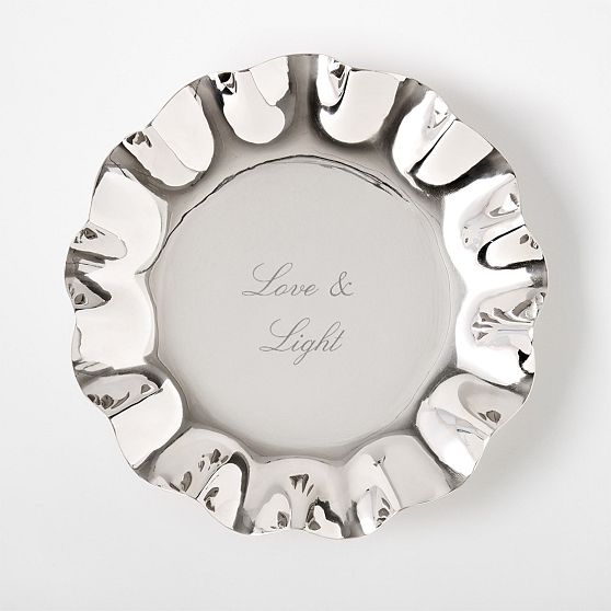 Silver Ruffle Catchall