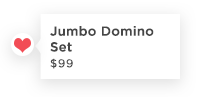 Jumbo Domino Set